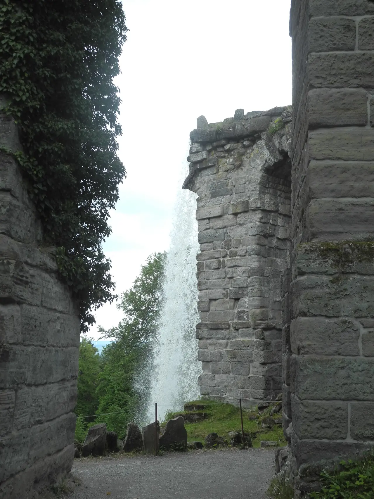 Wasserspiele im Bergpark Wilhelmshöhe