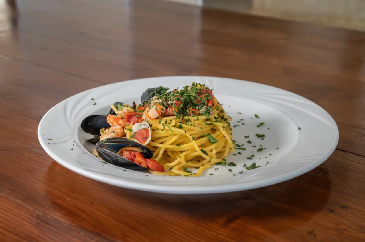 Hotel Baia Imperiale & SPA in Gabicce Mare – Frische Spaghetti mit Meeresfrüchten | Wellnesshotel Adriaküste