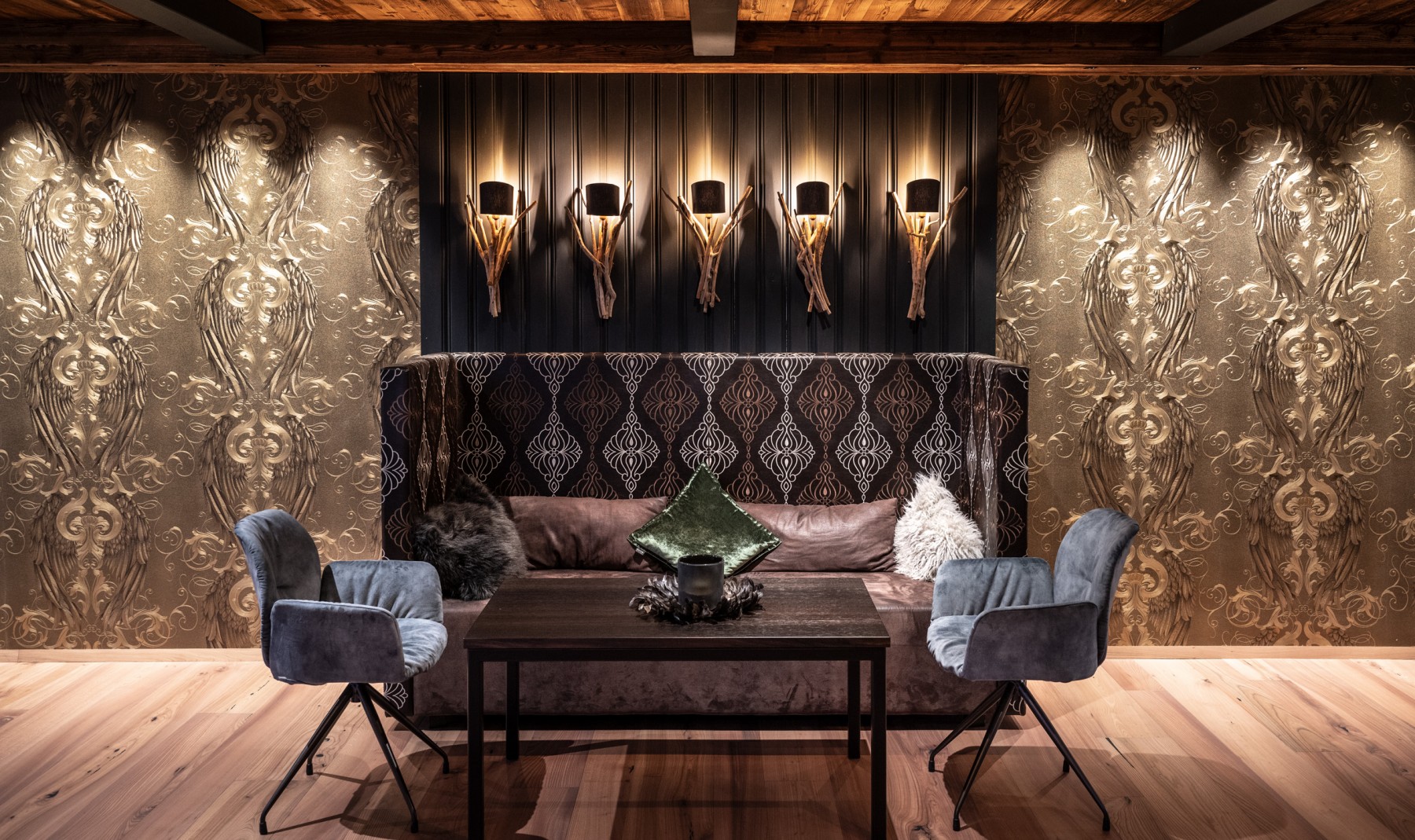 Sport & Wellness Hotel Santner in Kastelruth – Gemütliche Lounge mit stilvollem Ambiente | Wellnesshotel Südtirol