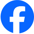 Blaues Facebook Logo des Parkhotel Zum Stern zur Verlinkung auf Social Media Kanäle.