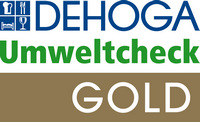 DEHOGA Umweltcheck Gold Zertifikat des Parkhotel Zum Stern für nachhaltigen Hotelbetrieb.