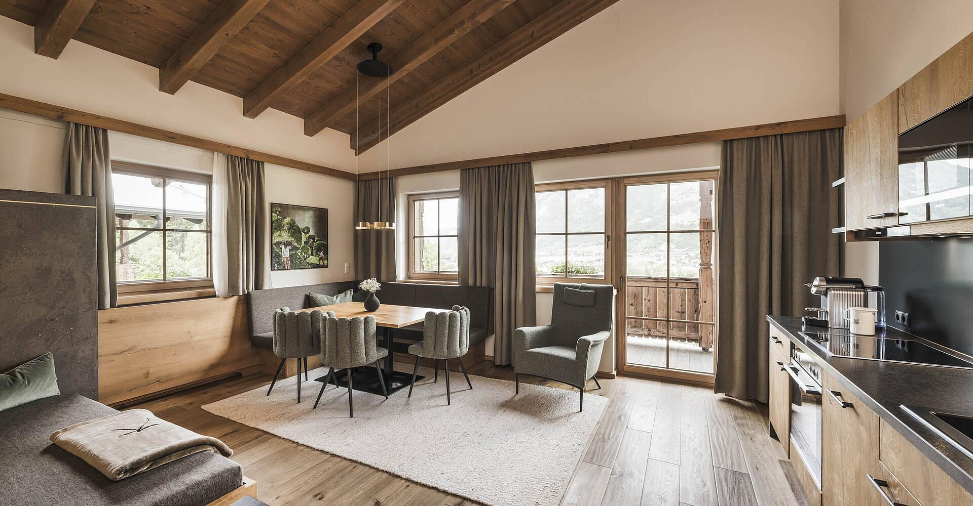 Das Kaltenbach in Kaltenbach – Gemütliches Apartment mit Essbereich und Balkon | Wellnesshotel Zillertal