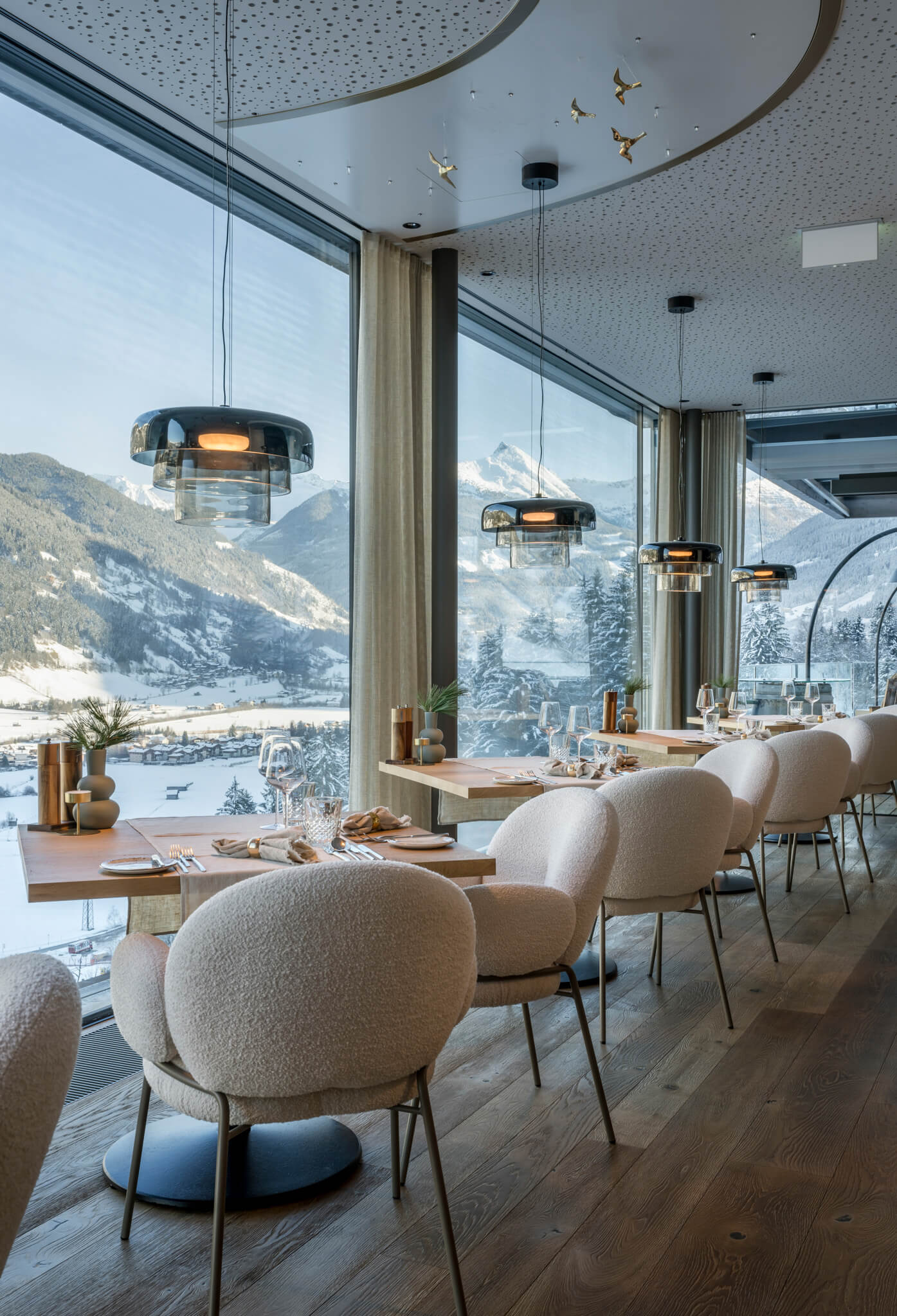 DAS.GOLDBERG in Bad Hofgastein – Restaurant mit Winter-Bergpanorama | Wellnesshotel Gasteinertal
