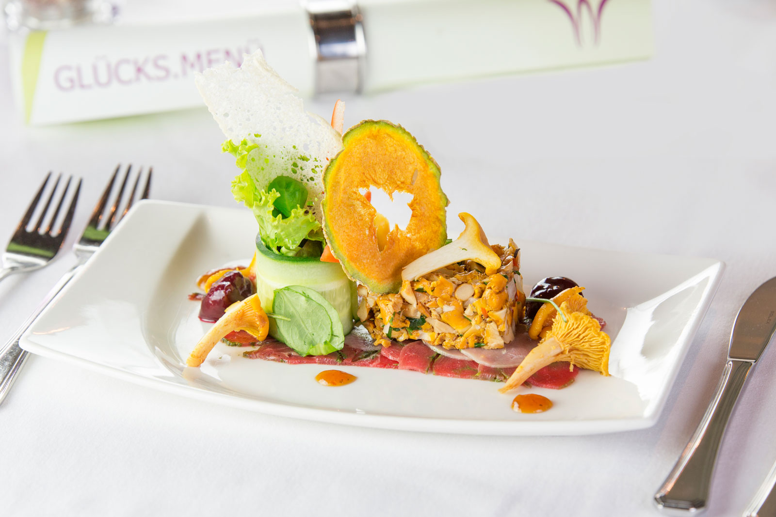 Waidringer Hof in Waidring – Kreativ angerichtetes Gourmetgericht | Wellnesshotel Tirol