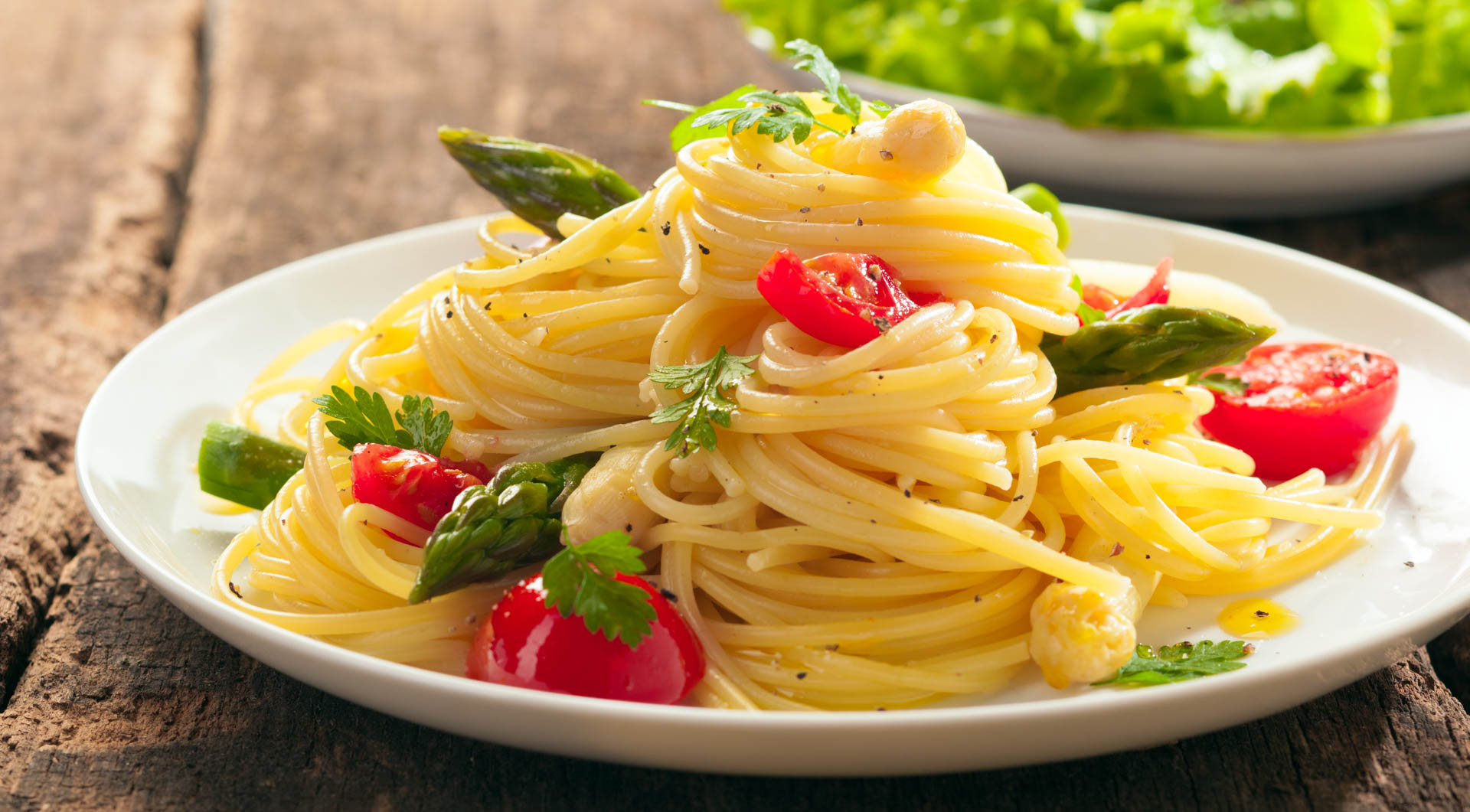 Hotel Wulff in Bad Sassendorf – Frische Pasta mit Spargel und Tomaten | Wellnesshotel Sauerland