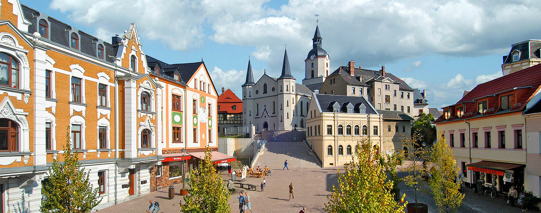Romantik Hotel Schwanefeld & Spa in Meerane – Historischer Marktplatz von Meerane | Wellnesshotel Sachsen