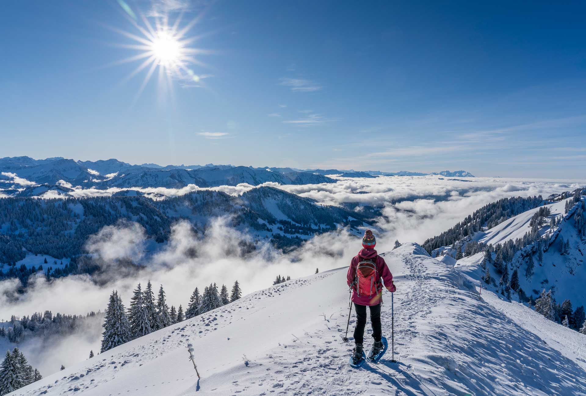 Das Alpenhaus Gasteinertal in Bad Hofgastein – Winterwanderung mit Schneeschuhen in den Bergen | Wellnesshotel Gasteinertal