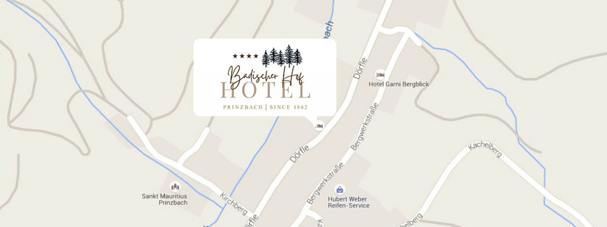 Hotel Badischer Hof in Biberach – Lageplan mit Hotelstandort | Wellnesshotel Baden-Württemberg