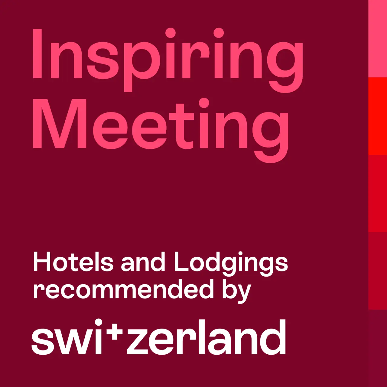 Grafik 'Inspiring Meeting Hotels and Lodgings recommended by switzerland'. Kein Foto des Kurhaus Cademario.