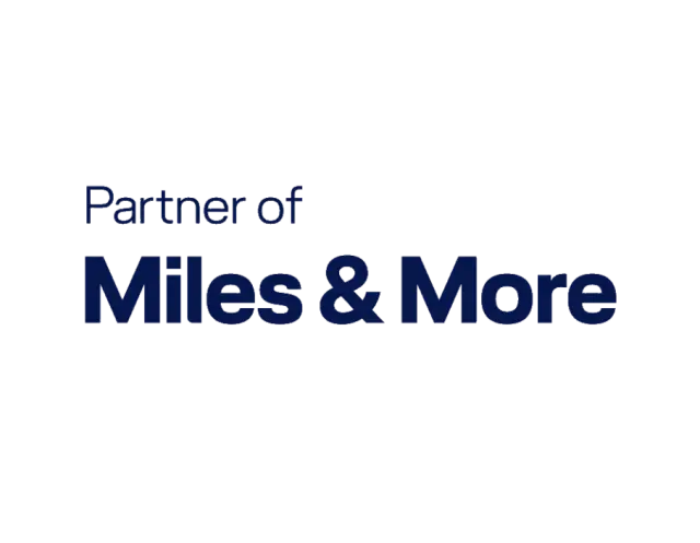 Logo 'Partner of Miles & More' des Romantik Hotel Landschloss Fasanerie.