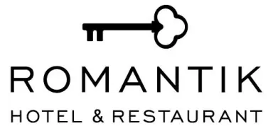 Logo des Romantik Hotel Landschloss Fasanerie mit stilisiertem Schlüssel.