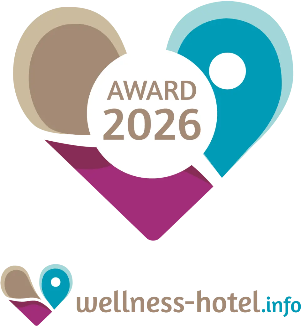Auszeichnung 'AWARD 2026' von wellness-hotel.info für das Thula Wellnesshotel Bayerischer Wald.