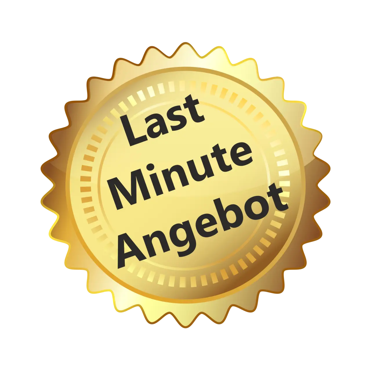 Goldenes Last Minute Angebot Siegel für das Hotel-Resort Waldachtal