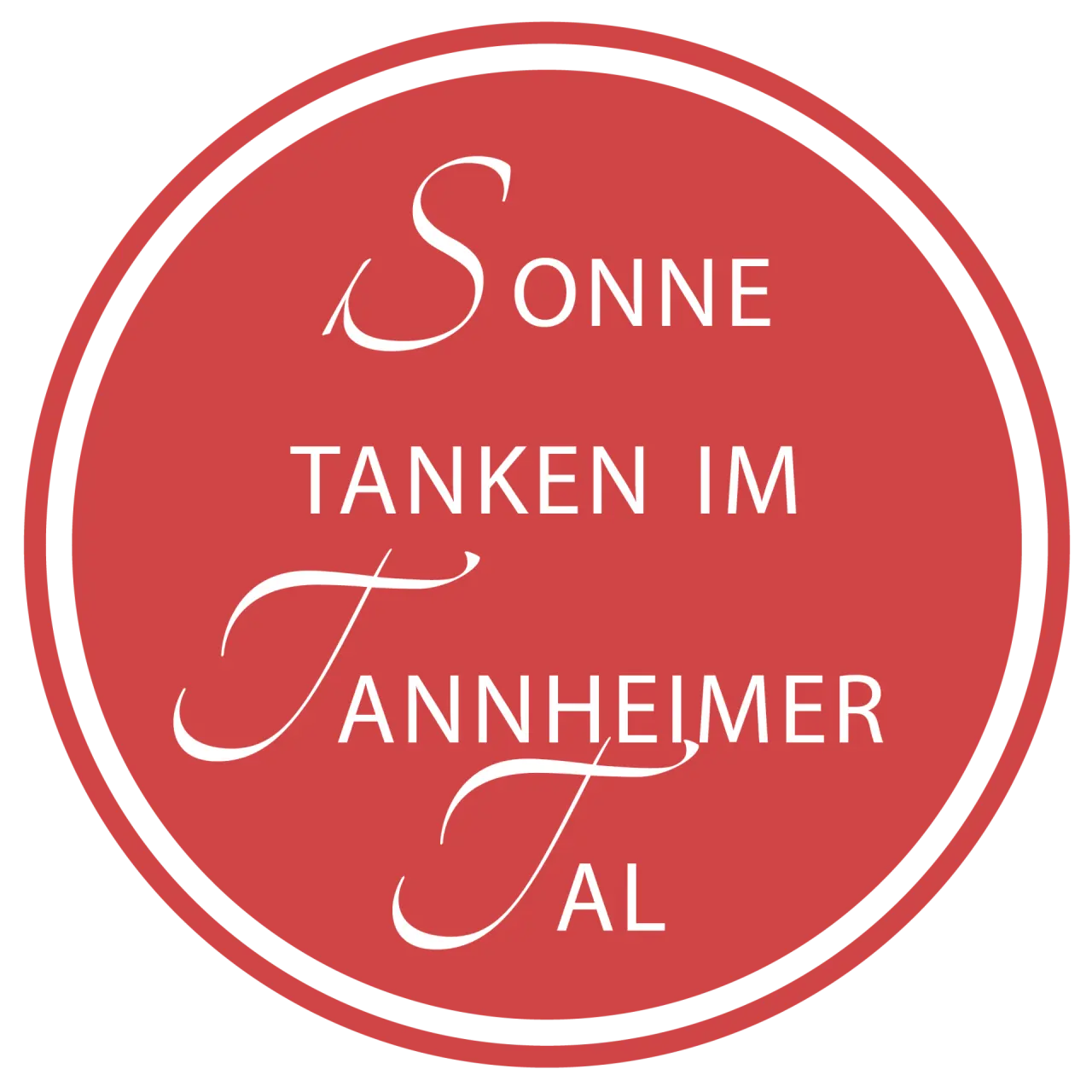 Logo des Hotel Via Salina mit dem Slogan 'Sonne tanken im Tannheimer Tal'.