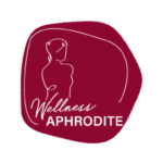Logo des Wellness APHRODITE Bereichs im Angerhof Sport- & Wellnesshotel, mit stilisierter Figur.