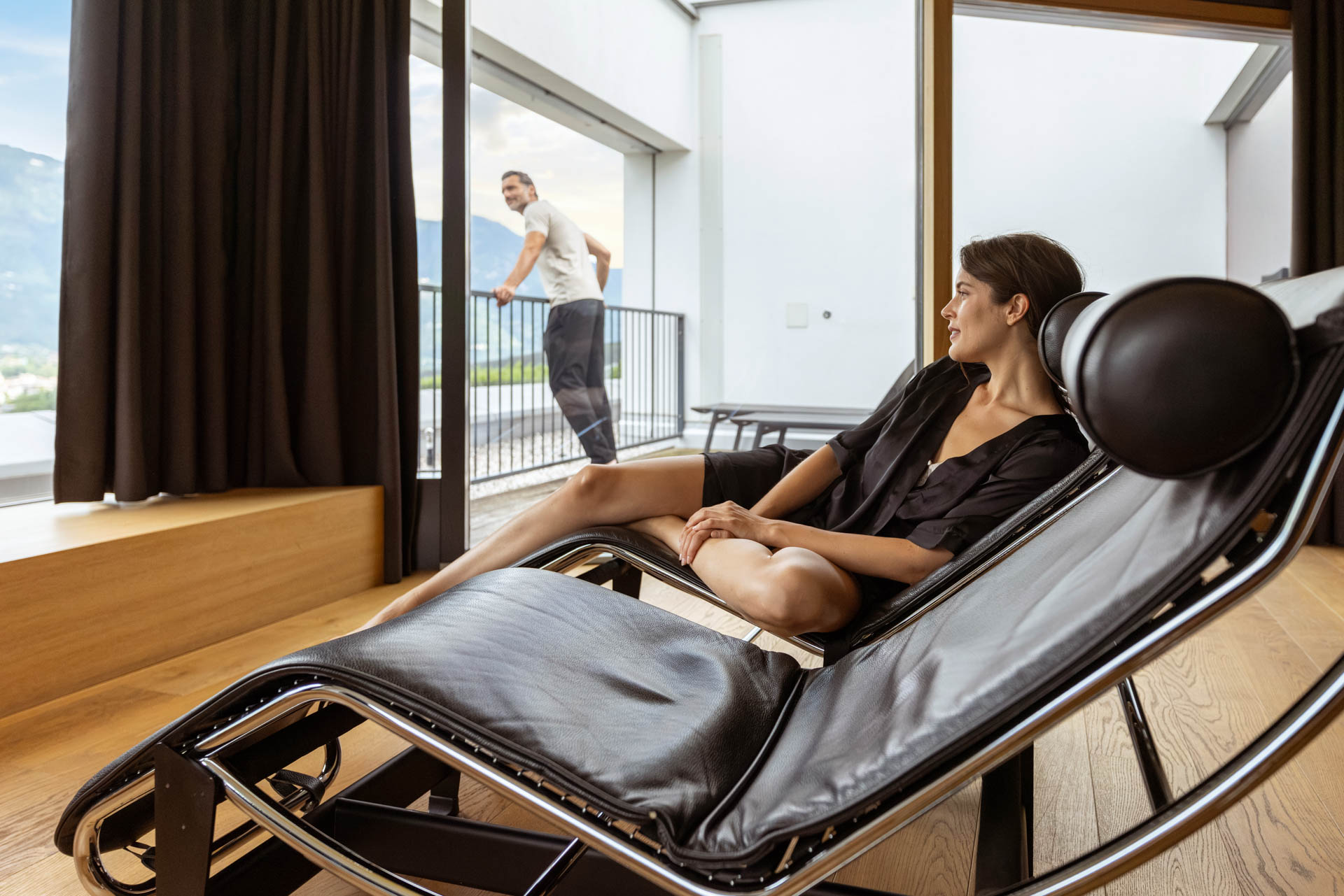 Bio- & Wellnesshotel PAZEIDER in Marling – Entspannung im Zimmer mit Balkon und Aussicht | Wellnesshotel Südtirol