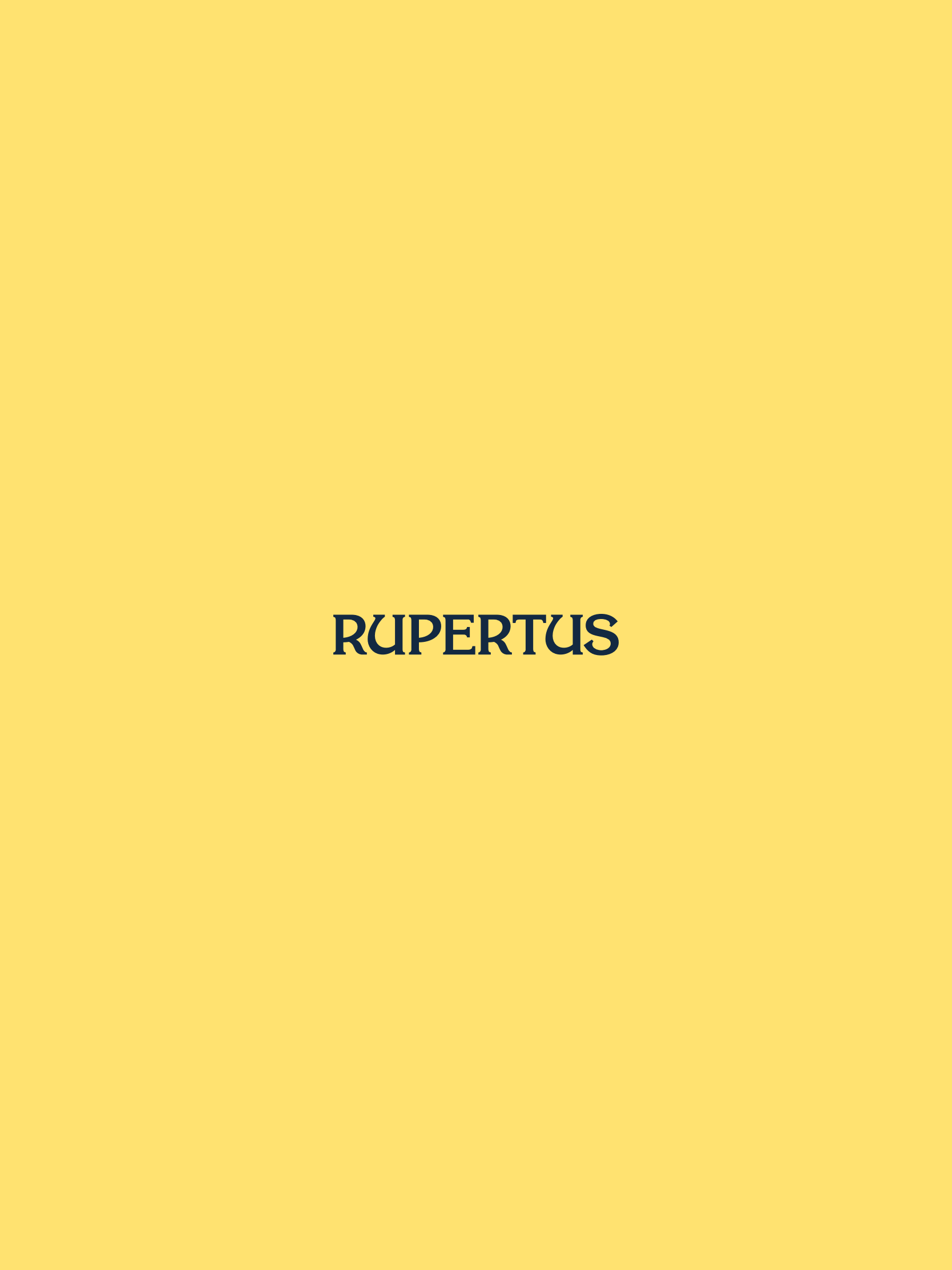 Biohotel Rupertus in Leogang – Hotel-Logo auf gelbem Hintergrund | Wellnesshotel Salzburger Land