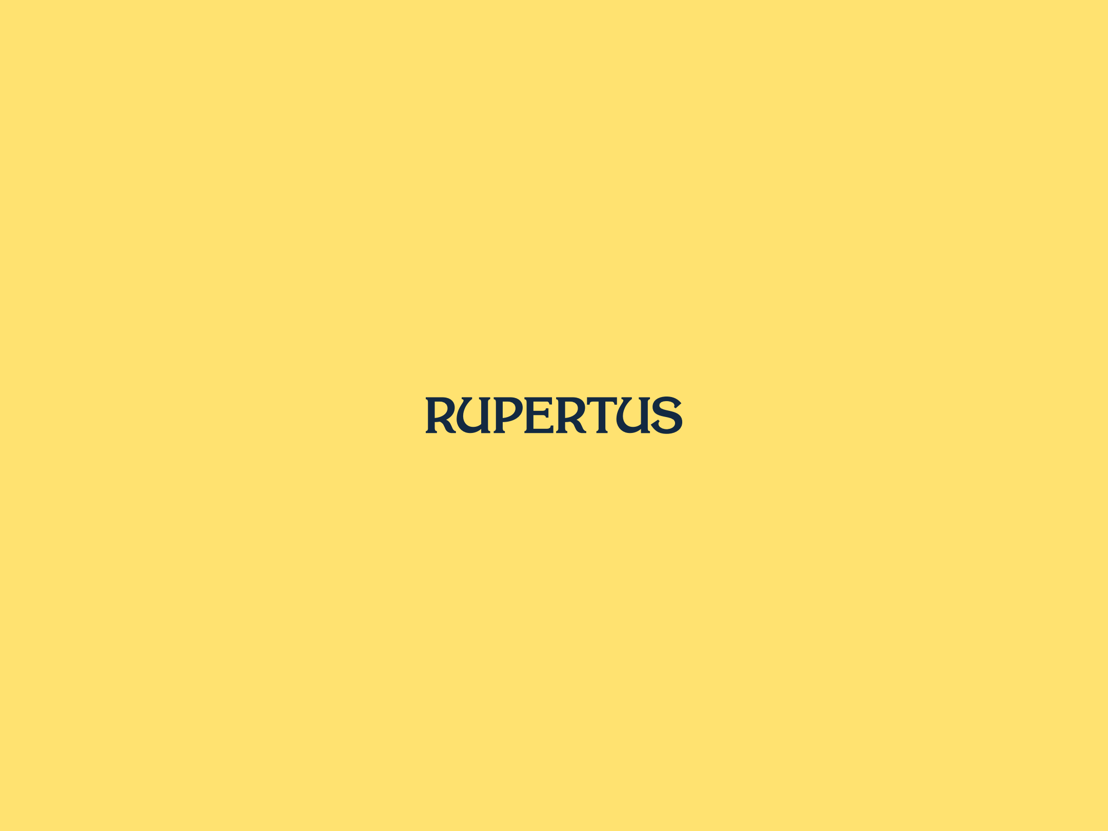 Biohotel Rupertus in Leogang – Hotel-Logo auf gelbem Hintergrund | Wellnesshotel Salzburger Land