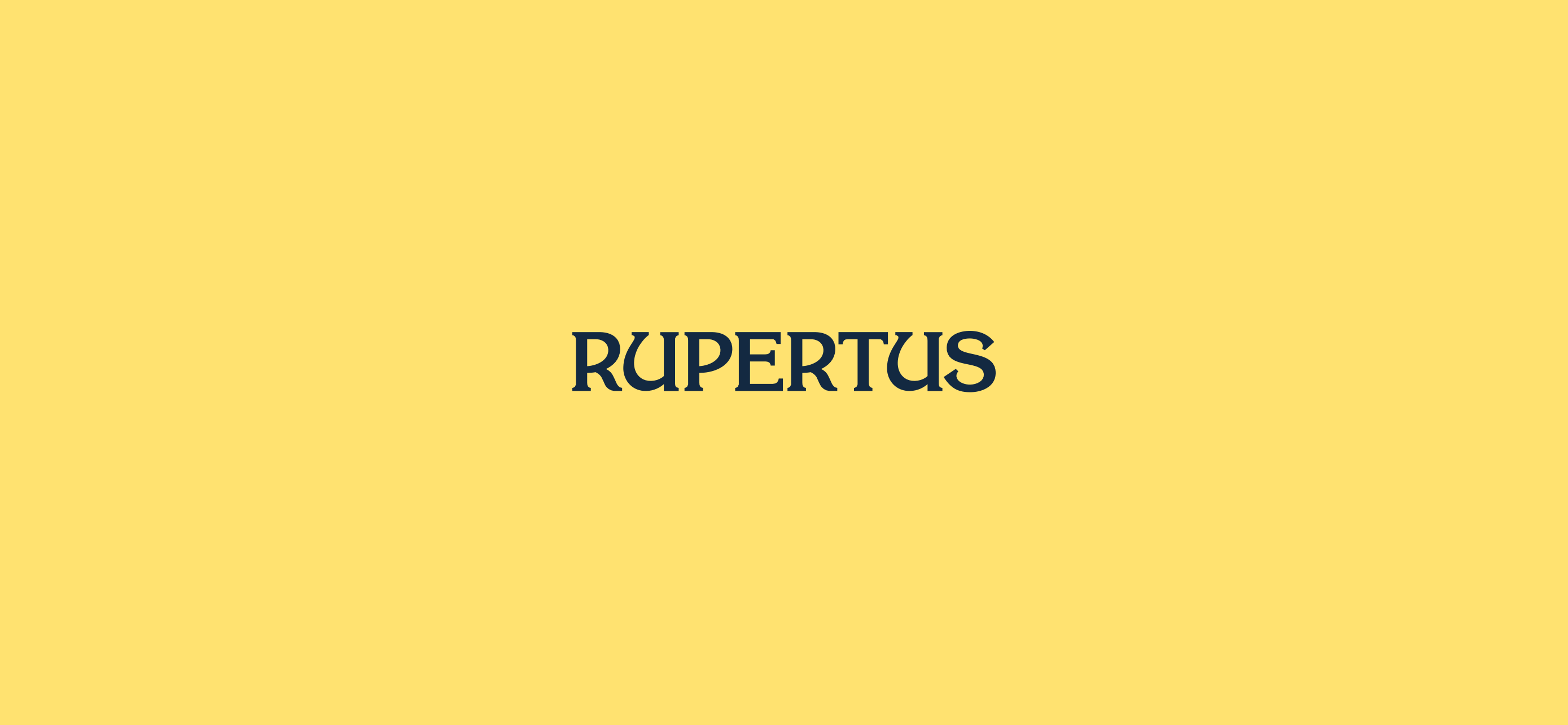 Biohotel Rupertus in Leogang – Hotel-Logo auf gelbem Hintergrund | Wellnesshotel Salzburger Land